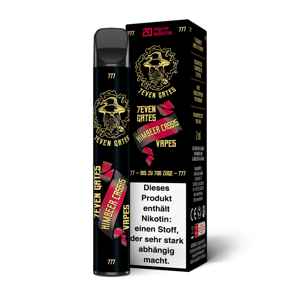 7EVEN GATES Vape Himbeer Cassis | made in EU