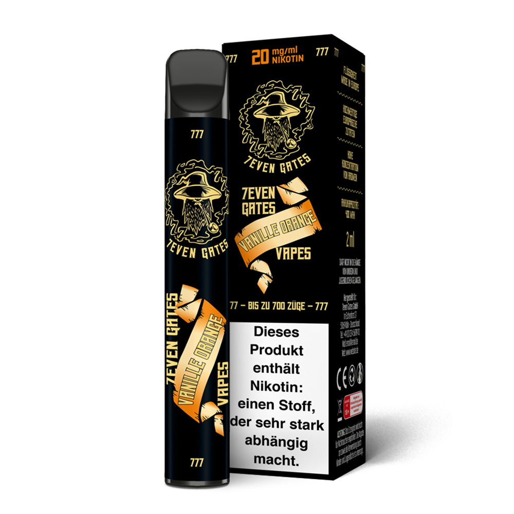 7EVEN GATES Vape Vanille Orange | made in EU